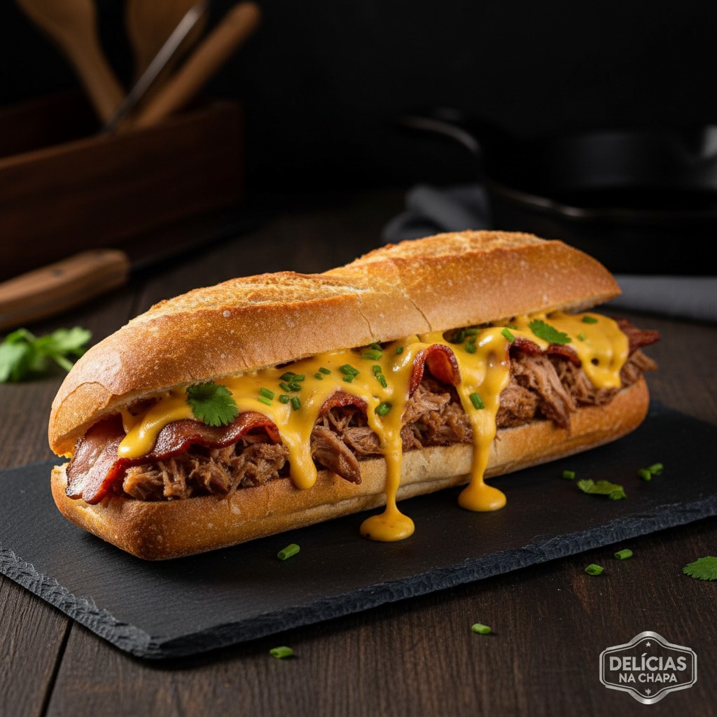 Baguete frango cremoso 20cm